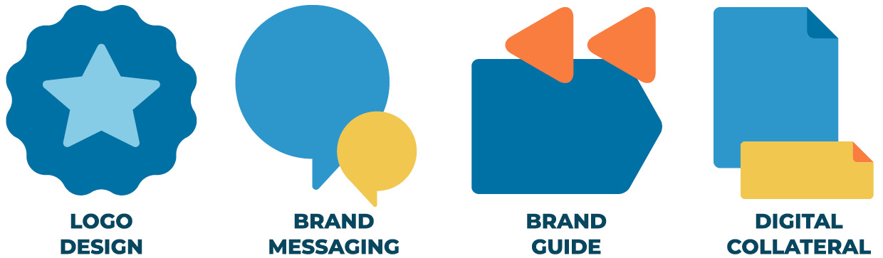 Branding icons.